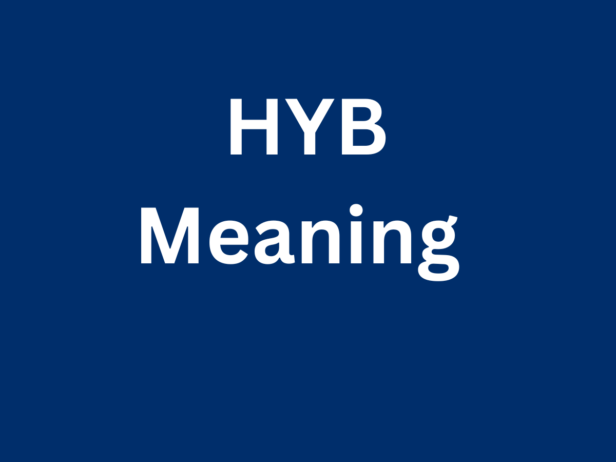 What Does HYB Mean In Texting